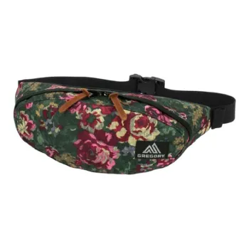 GREGORY Pattern Crossbody Fanny Pack Women's Green & Pink