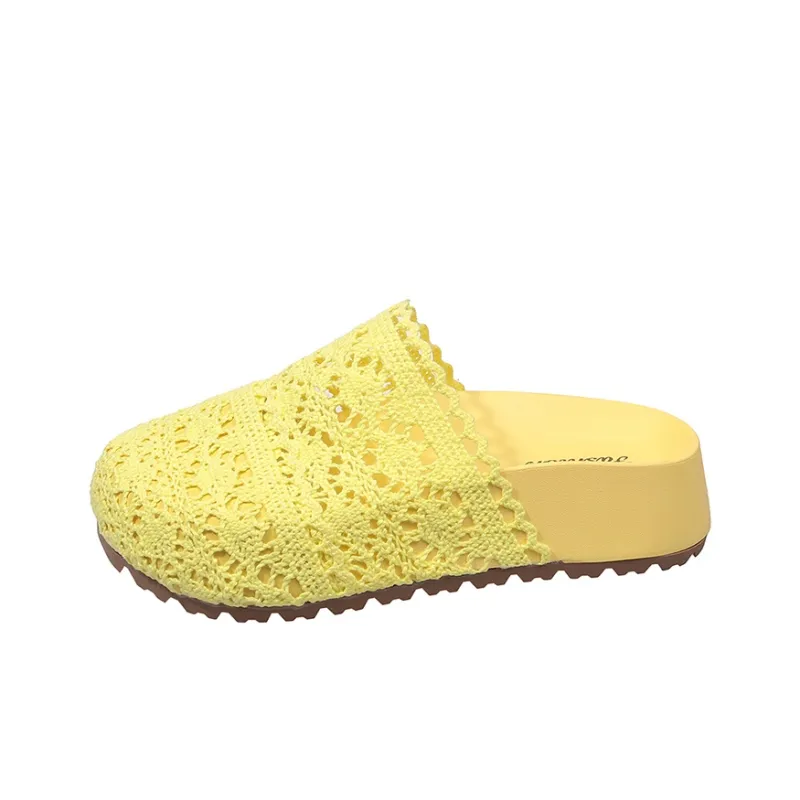 AJPAP Odor Resistant, Abrasion Resistant Closed Toe Slippers Women's-12