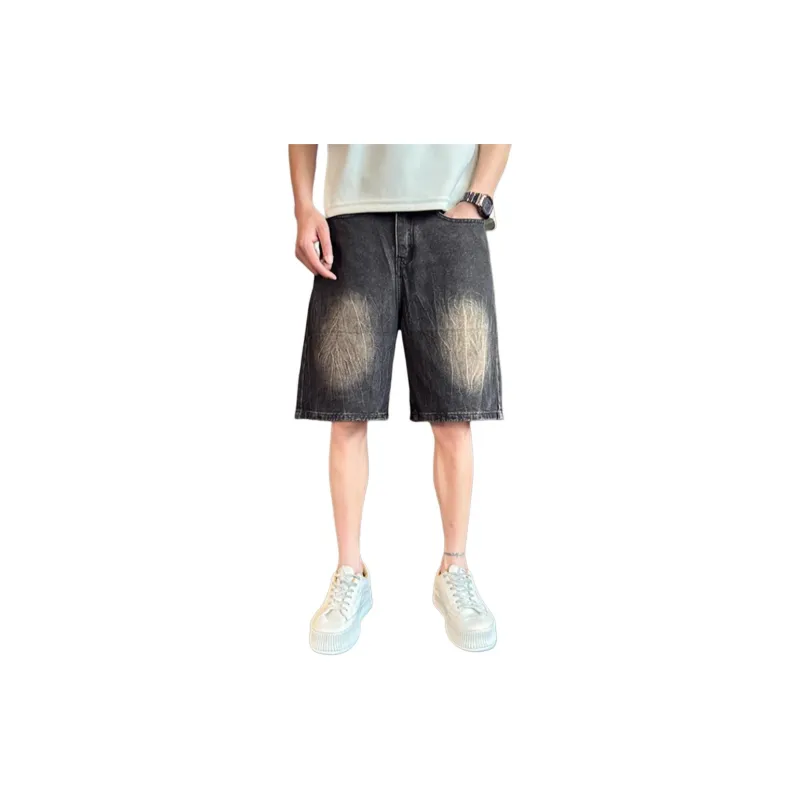 City Hipster Denim Shorts Unisex-4