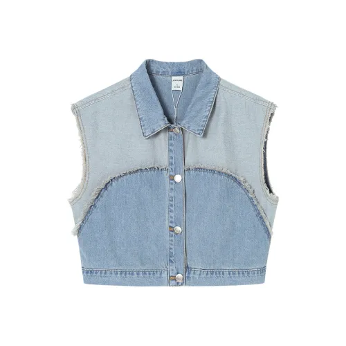 JESSYLINE Vests Women's Denim Blue
