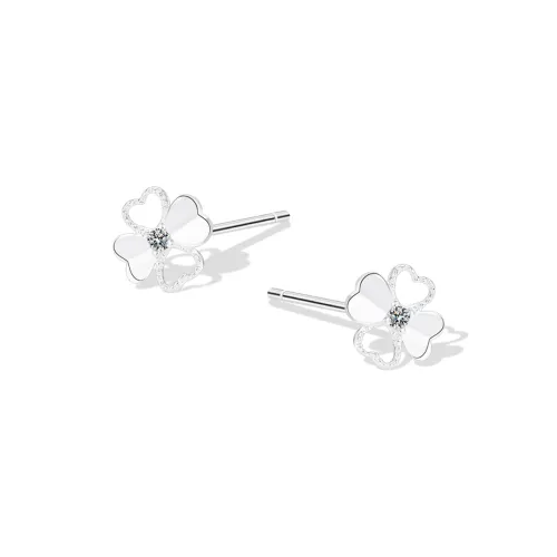 KUMET Sterling Silver Stud Earrings Women's