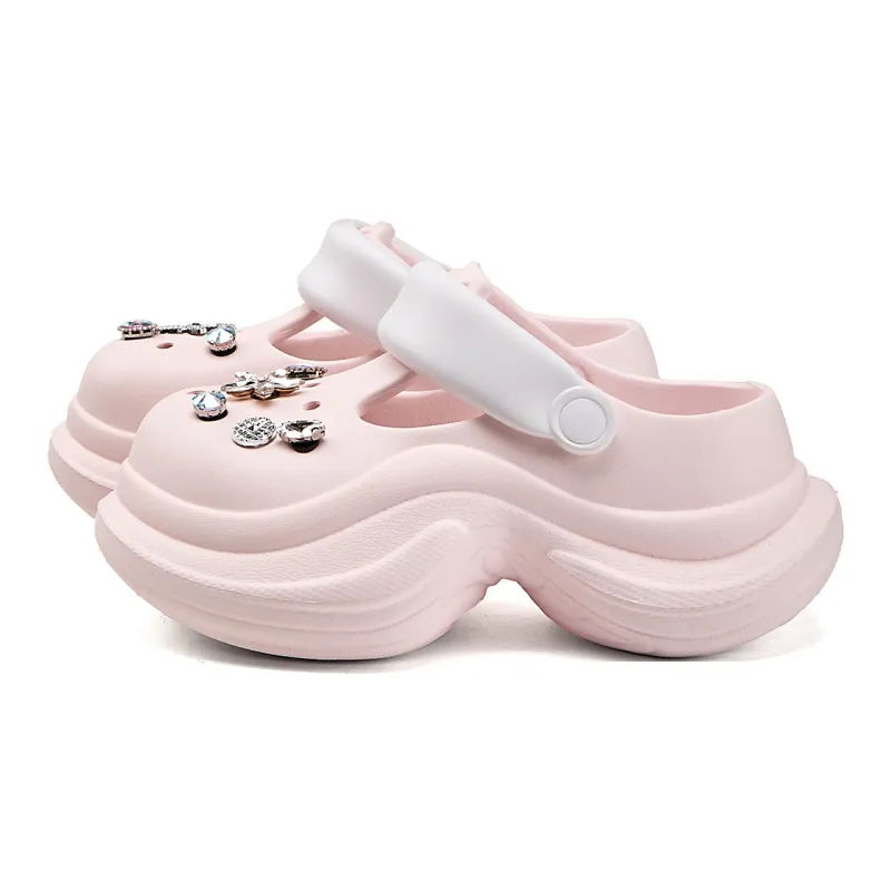 La Chapelle Closed Toe Mesh Slippers-6