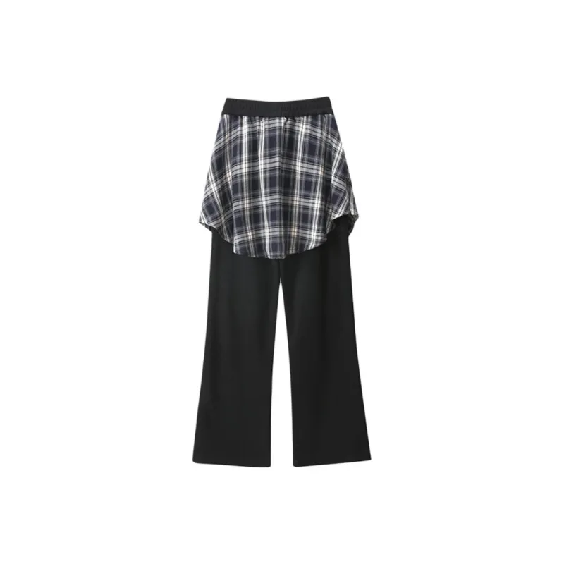 NHZN Casual Pants Women's Black-1