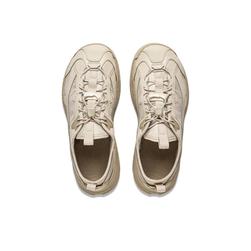 LiNing Slip Resistant And Breathable River Trekking Shoes Unisex Beige-3