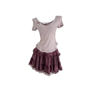 COVER TIME Two Piece Skirt Sets Women's