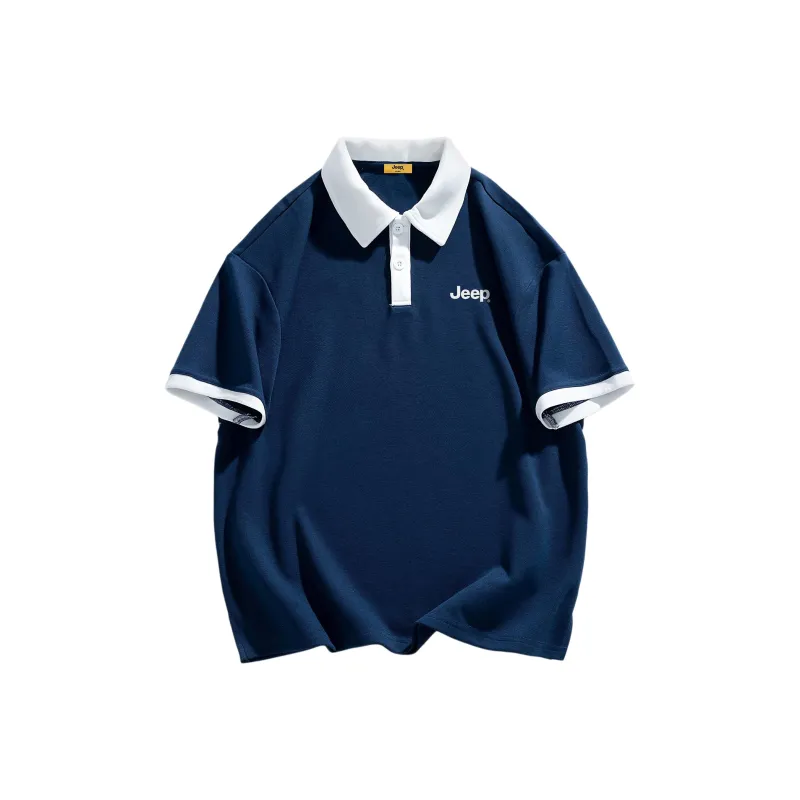Jeep Short Sleeved Polo Shirt Men's-4