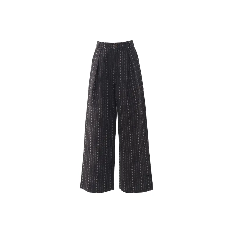 Wen Shan Casual Pants Women's Exhaust Coffee-6