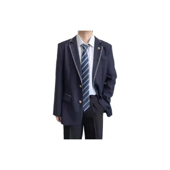 ZMHT Business Suits Unisex Navy Blue