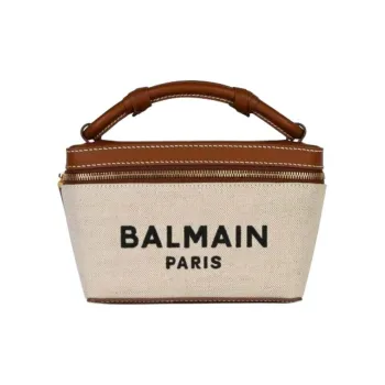 BALMAIN B Army Canvas Tote Bag