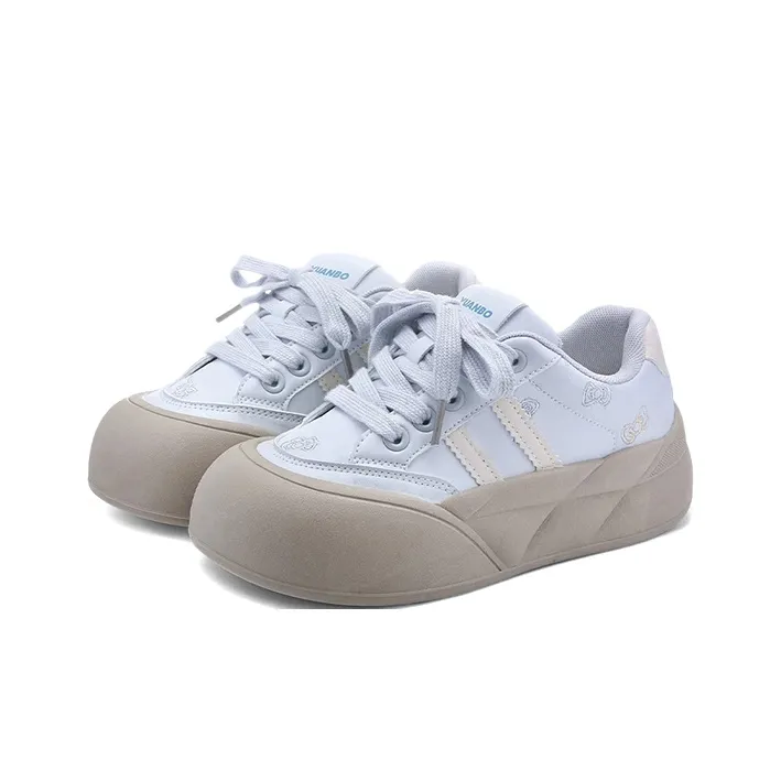 WJA Slip Resistant Cushioning Abrasion Resistant Lightweight Breathable Low Top Skateboard Shoes Women's-10