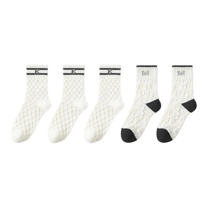 Urban Beauty Mid Calf Socks Women's Combo Set-1