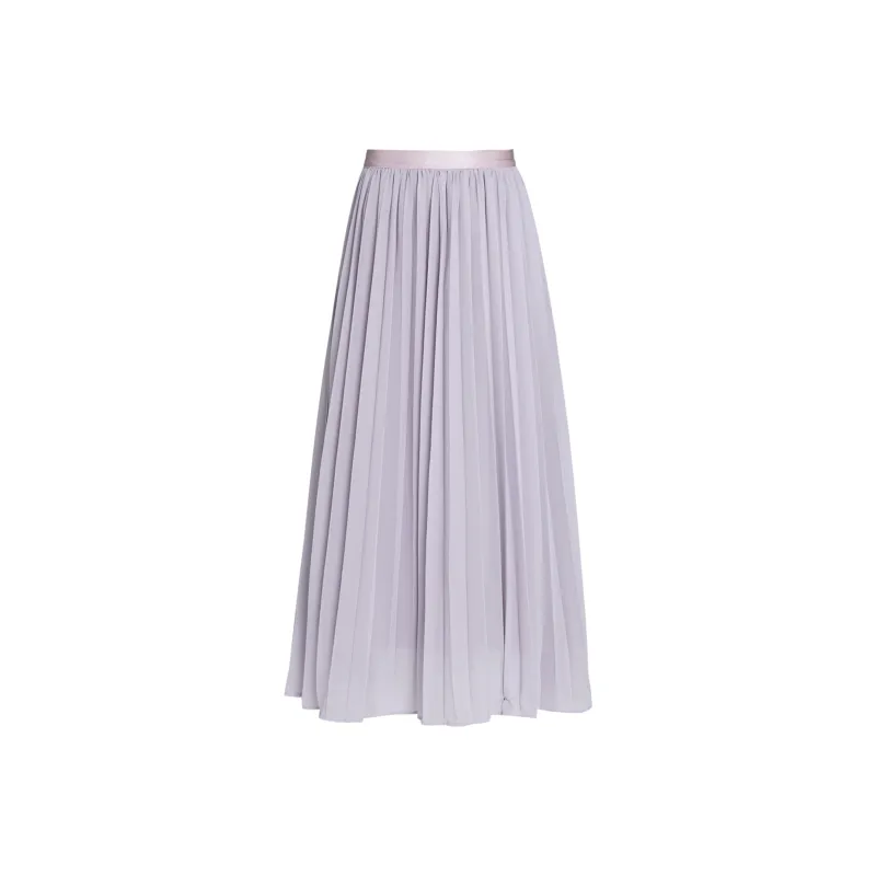 Wen Shan Casual Long Skirt Women's Purple-1