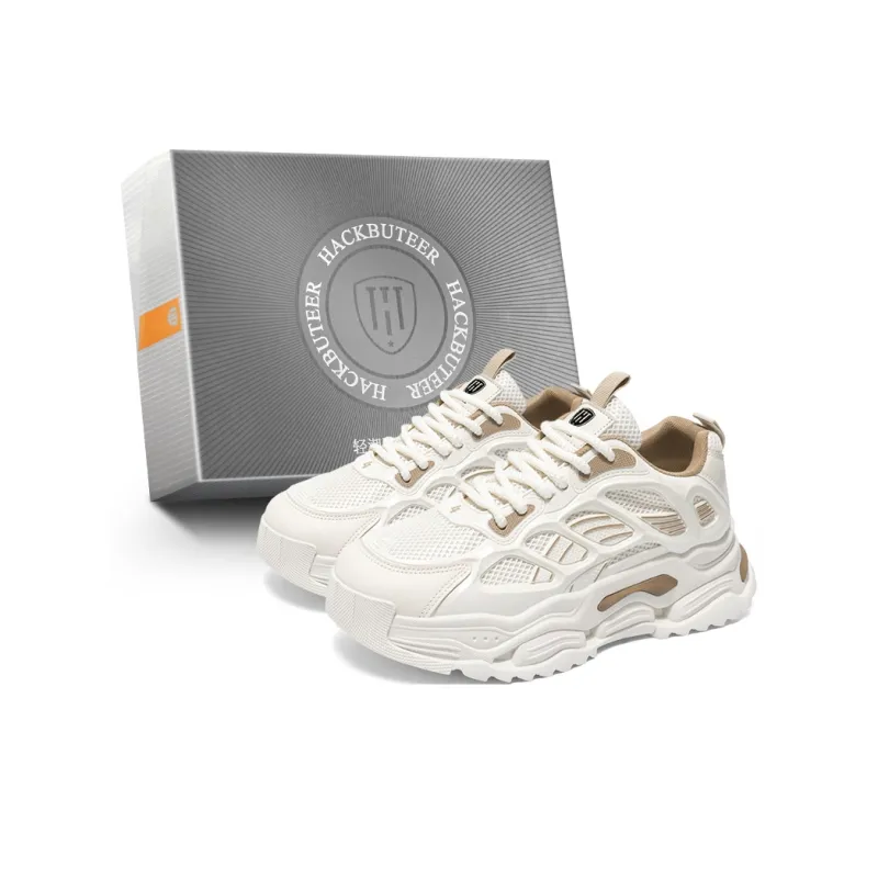 HACKBUTEER Low Top Chunky Sneakers Men's Box Included-5