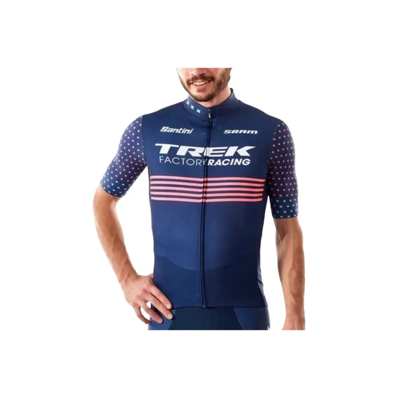 TREK Santini Cycling Clothing Men's Dark Blue-0