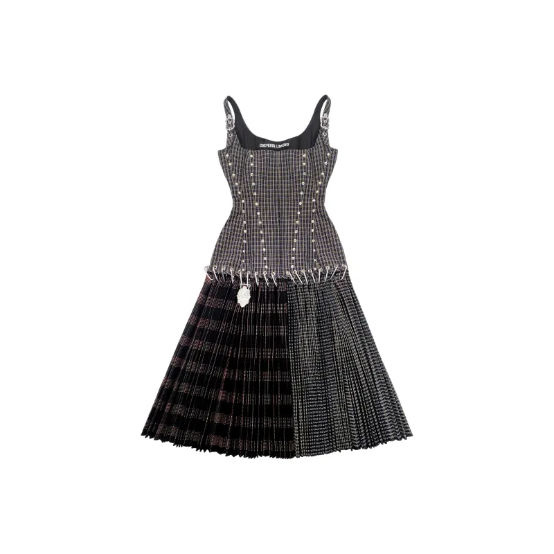 CHOPOVA LOWENA Afly Deco Midi Dress-0