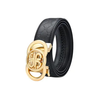 MILLIE'S Cow Split Leather Belts Men's Width  3.5cm