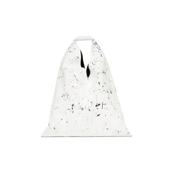 MM6 Maison Margiela Calfskin Handbag Women's White