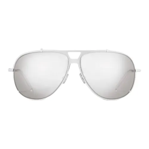 DIOR Metal Aviator Sunglasses Unisex Silver
