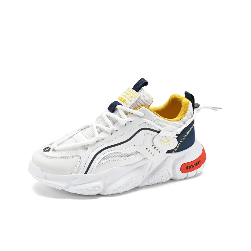Dao Tu Sen Shock Absorbers Slip Resistant, Abrasion Resistant, Breathable Low Top Chunky Sneakers Men's-7