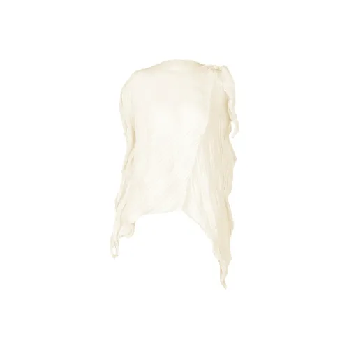 ISSEY MIYAKE Wrinkled Twisted Blouse