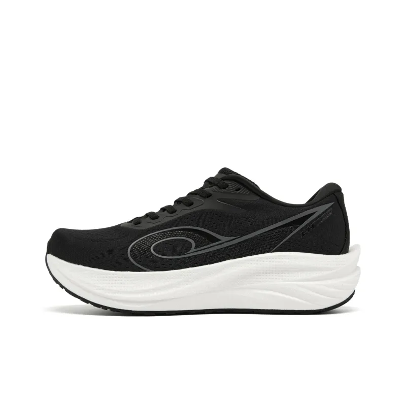 QIAODAN Cushioning, Slip Resistant, And Abrasion Resistant Low Top Casual Running Shoes Men's Black Lightning Gray-0