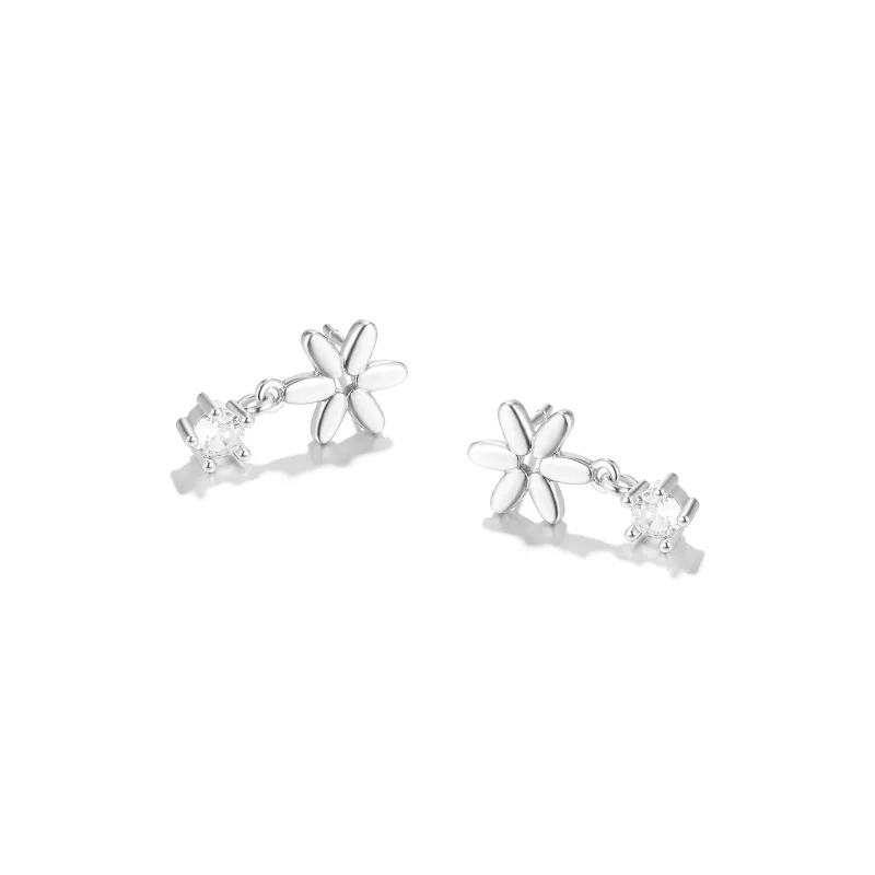 Clect Synthetic Cubic Zirconia Earrings Women's-2