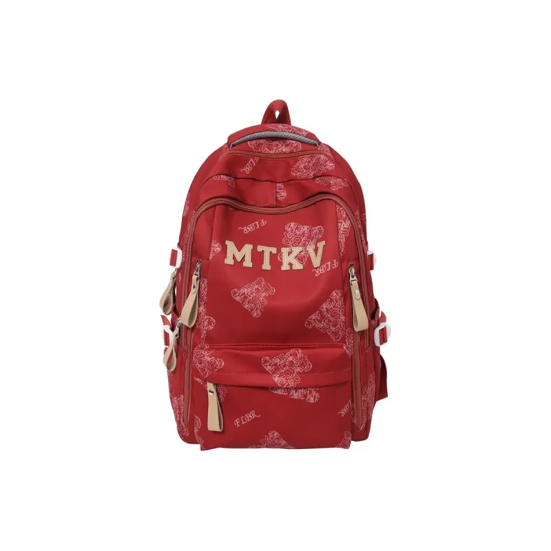 O'ROTA Nylon Fabric Backpack Unisex Multicolor-0