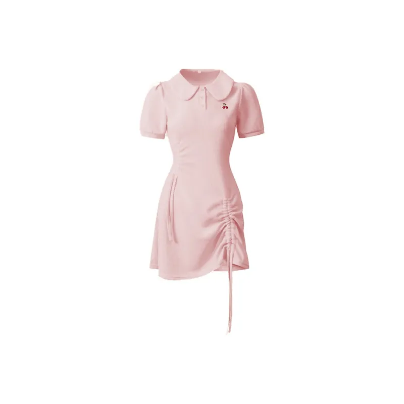 Mu Xiao Xin Short Sleeved Dress Women's-0