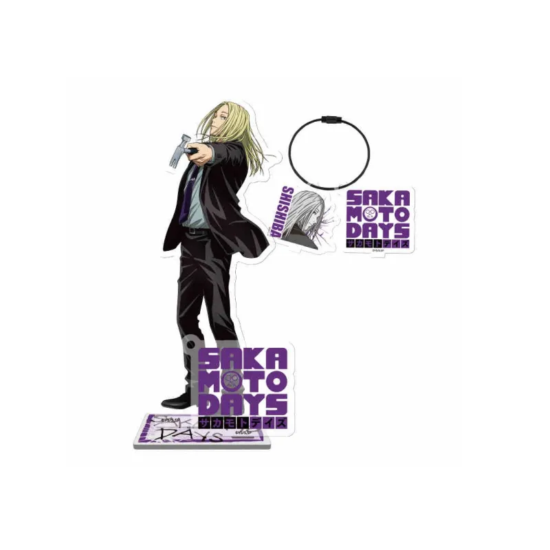 SUNRISEPOP Sakamoto's Daily Periphery Protagonist Group Exquisite Handle Single Pendant Acrylic Stands-6