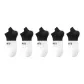 5-Pack White and Black