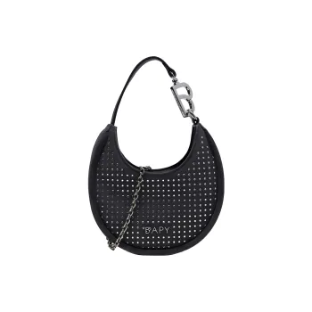 A BATHING APE Moon Rhinestone Cross Body Bag