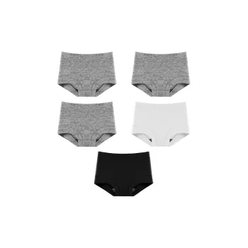 PLANDOO Underpants Women's 5 Pack