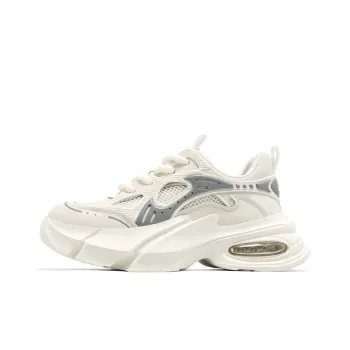 NAVIGARE Height Increasing Rebound Breathable Low Top Casual Shoes Men's White Gray