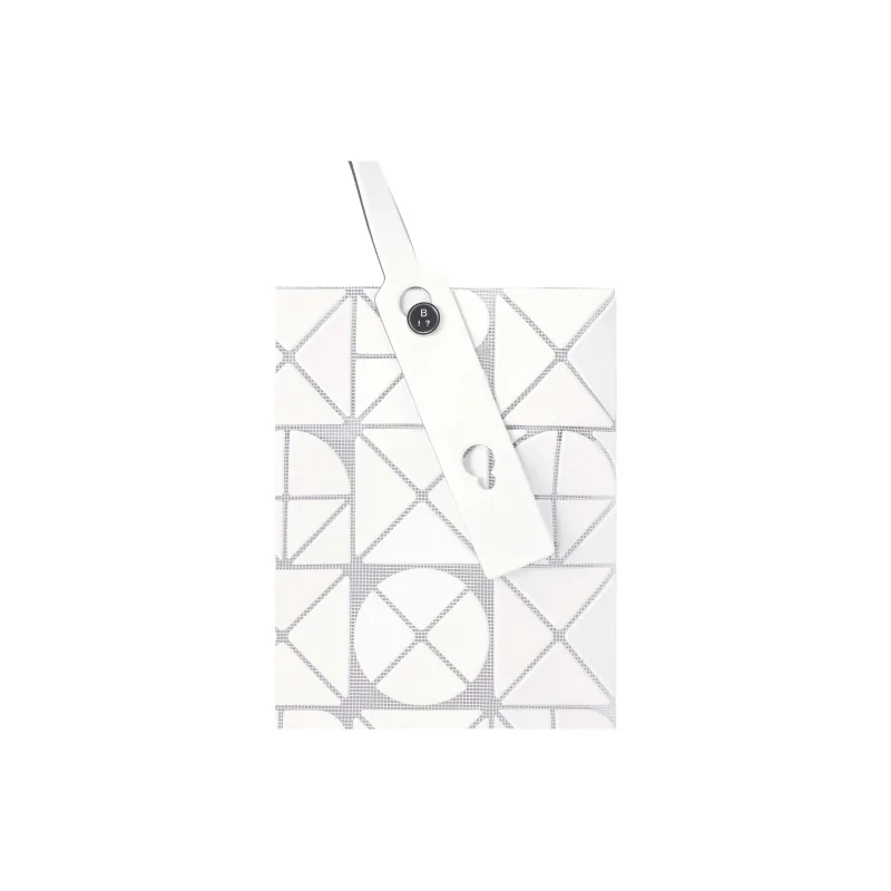ISSEY MIYAKE PVC Tote Bag, Shopping Bag, Handbag Women's Matte White-3