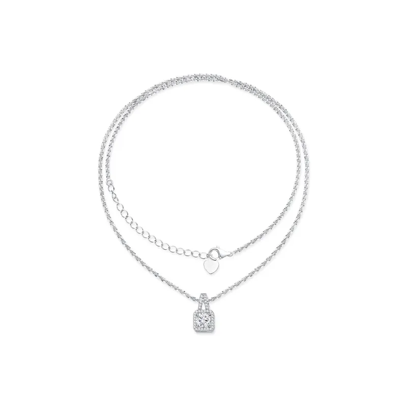 CHOW TAI SENG S925 Silver Necklaces Women's-2