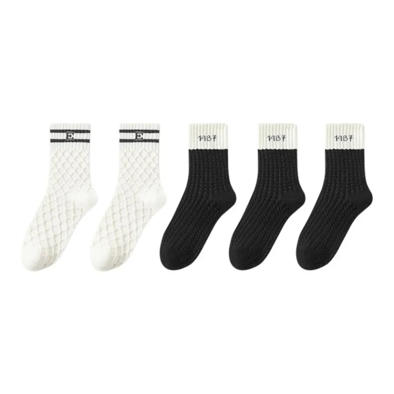 Urban Beauty Mid Calf Socks Women's Combo Set-3