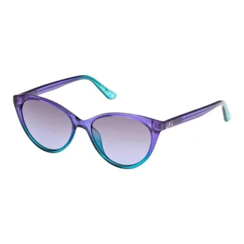 GUESS Injection Cat Eye Sunglasses Women's Purple