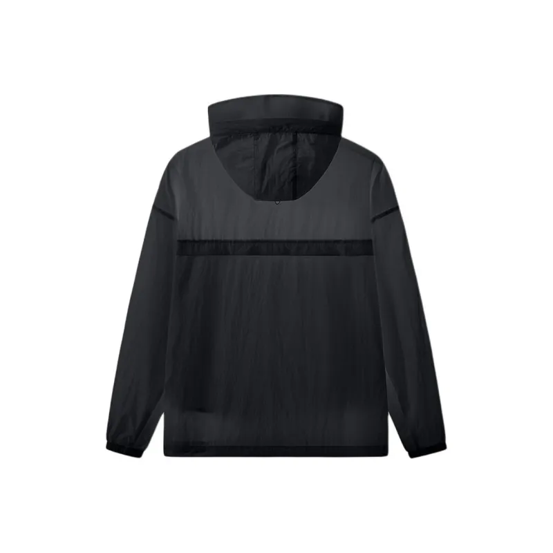 361° Breathable UV Protection Sun Protection Clothing Unisex Super Black-1