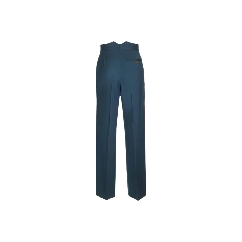Vivienne Westwood FW23 Suit Trouser Women's Blue-1