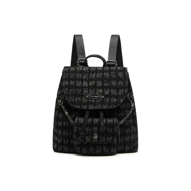 Champion Fabric Backpack Regular Unisex Black/Medium Blue Denim-0