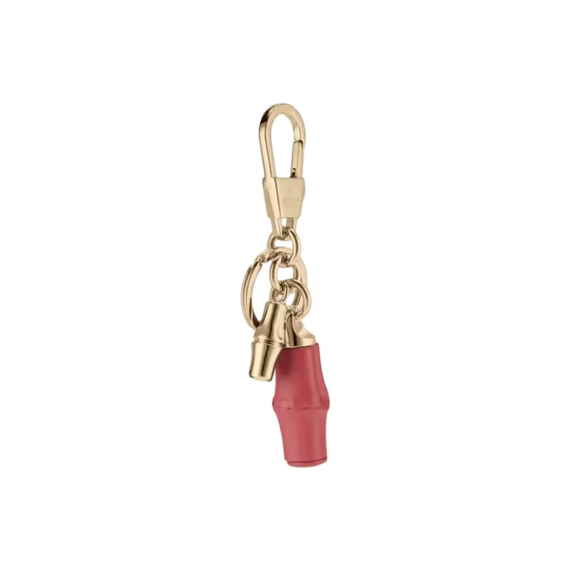 GUCCI Bamboo 1947 Metal Bag Accessory Mini Women's Fuchsia-2
