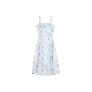 Wen Shan Slip Dresses Women's Lake Blue
