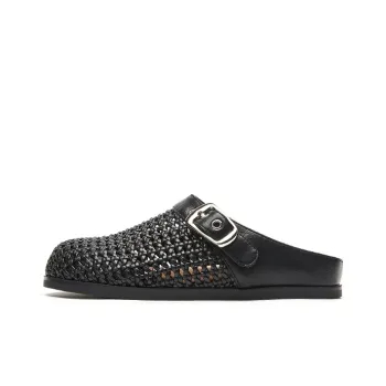 ST&SAT Rubber Sole Cut Out Quiet Closed Toe Slippers Women's