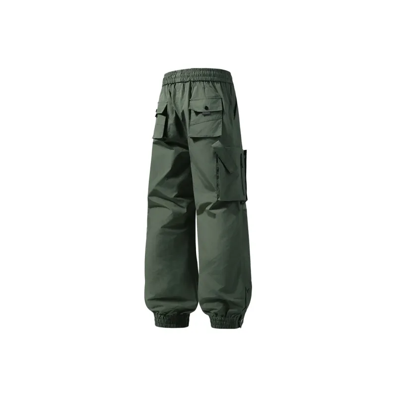 Jeep Casual Pants Unisex Navy Blue-11