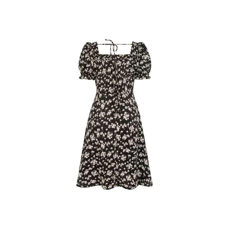 Unifree Short Sleeved Dresses Women's Black-0