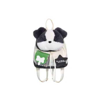 LUNA'S JOURNEY Polyester Backpack Medium Size Unisex Ivory
