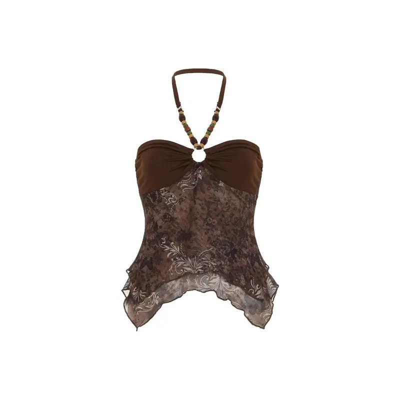 ABCMININ Camisoles Women's Coffee-0
