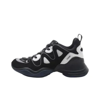 FENDI Low Top Casual Shoes Men's Black