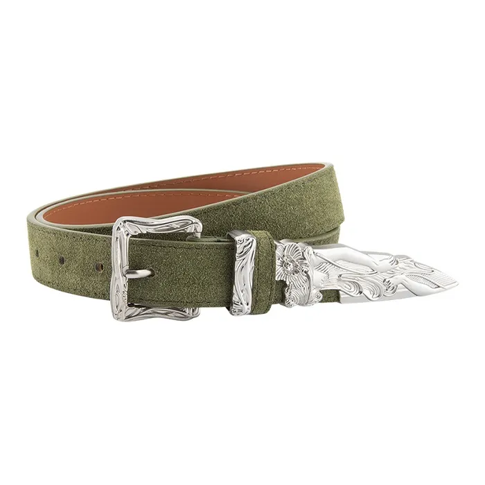 ROBINHOOD Cow Split Leather Belts Unisex Width 2.8CM-6
