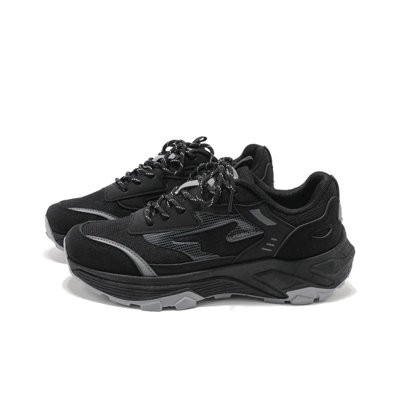 HUANQIU Abrasion Resistant Breathable Height Increasing Low Top Casual Shoes Men's-1
